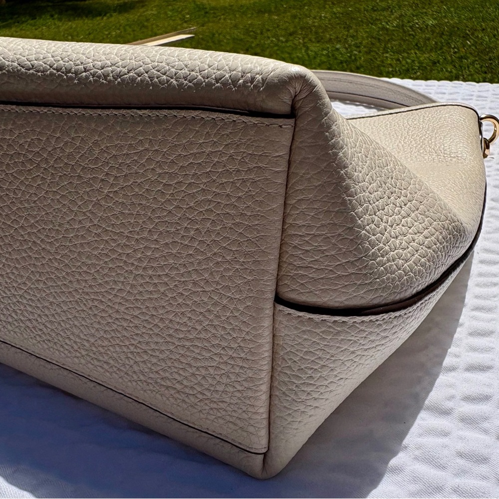 Coach Large Laurel Shoulder Crossbody Bag in “Chalk” CY684 NWT 🤩 STUNNING!🤩 - Picture 10 of 11